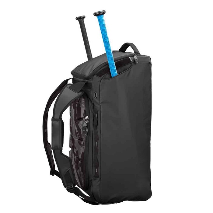 Black sports travel bag